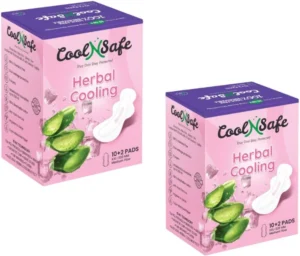 CoolNSafe All-Day Comfort Sanitary Pads XXL(320MM) | Pack of 2