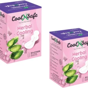 CoolNSafe All-Day Comfort Sanitary Pads XXL(320MM) | Pack of 2
